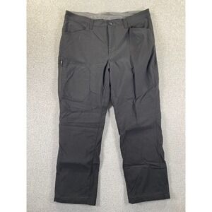 Eddie Bauer Pants Mens 36x30 (36x29) Black Fleece Lined Tech Softshell Winter